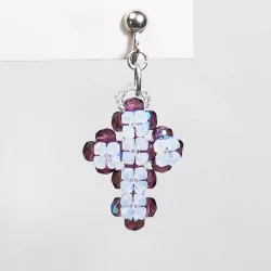 Clips  - Silver 925 - Earrings Adena - Clips  - Silver 925 - Argent 925